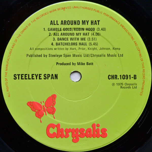 Steeleye Span : All Around My Hat (LP, Album)