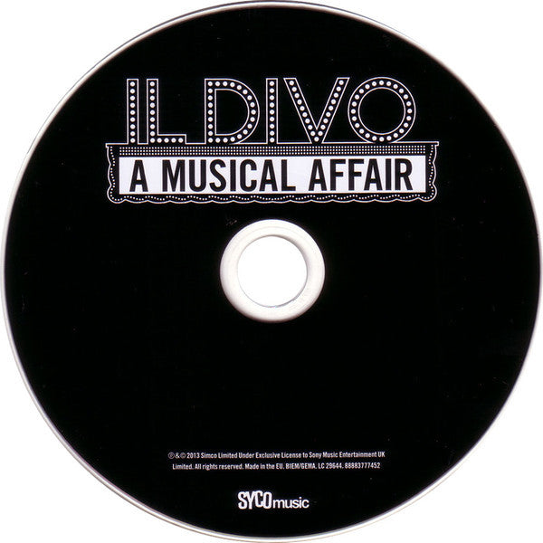 Il Divo : A Musical Affair (CD, Album)