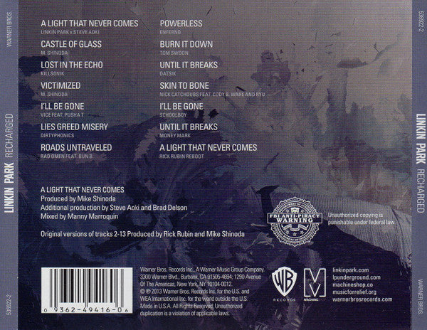 Linkin Park : Recharged (CD, Album)