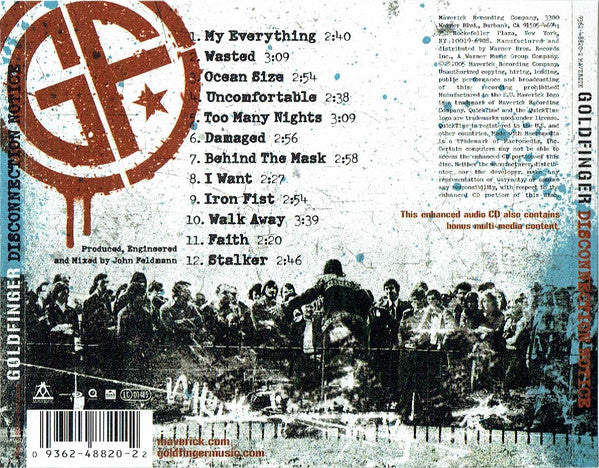 Goldfinger (7) : Disconnection Notice (CD, Album, Enh)