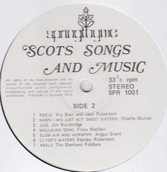 Various : Scots Songs And Music (LP, Album)