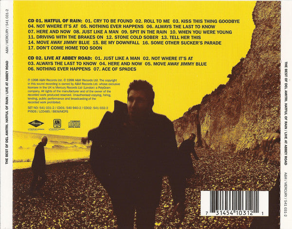 Del Amitri : The Best Of Del Amitri. Hatful Of Rain / Live At Abbey Road (CD, Comp + CD, Ltd)