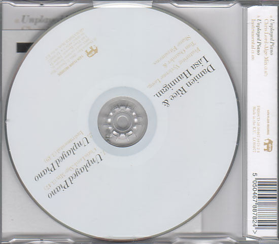 Damien Rice & Lisa Hannigan : Unplayed Piano (CD, Single)