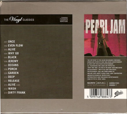 Pearl Jam : Ten (CD, Album, RE)