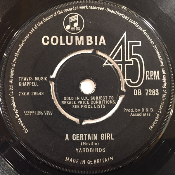 The Yardbirds - I Wish You Would (7) (Very Good (VG)) - DaddyPop