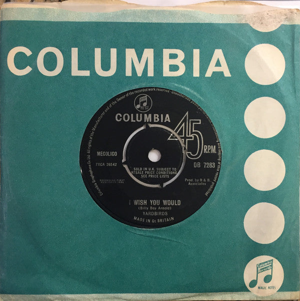 The Yardbirds - I Wish You Would (7) (Very Good (VG)) - DaddyPop