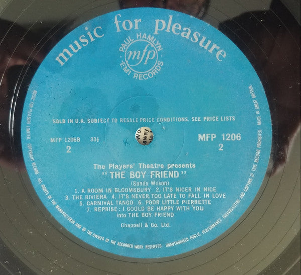 The Boy Friend Original London Cast Starring Anne Rogers - The Boy Friend (LP) (Very Good (VG)) - DaddyPop