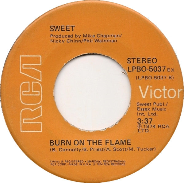 The Sweet : The Six Teens (7", Single, USA)