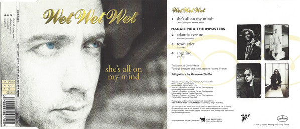 Wet Wet Wet : She's All On My Mind (CD, Single, CD1)