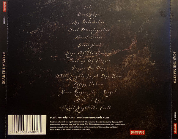 Scar The Martyr : Scar The Martyr (CD, Album)