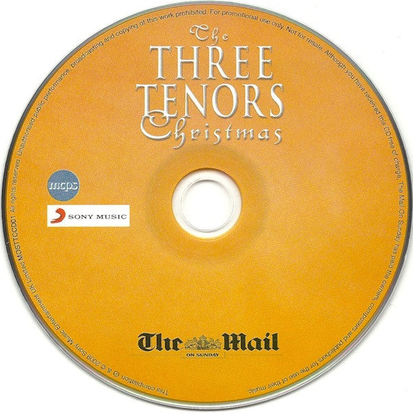 The Three Tenors : Christmas (CD, Album, Promo)