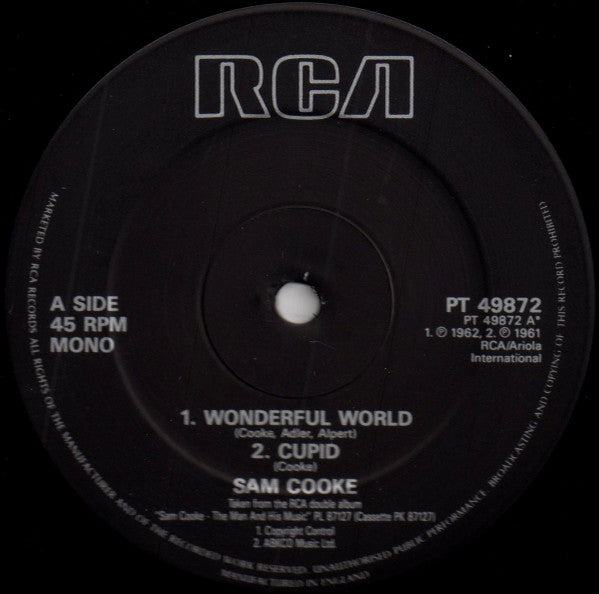 Sam Cooke - Wonderful World (12) (Very Good (VG)) - DaddyPop