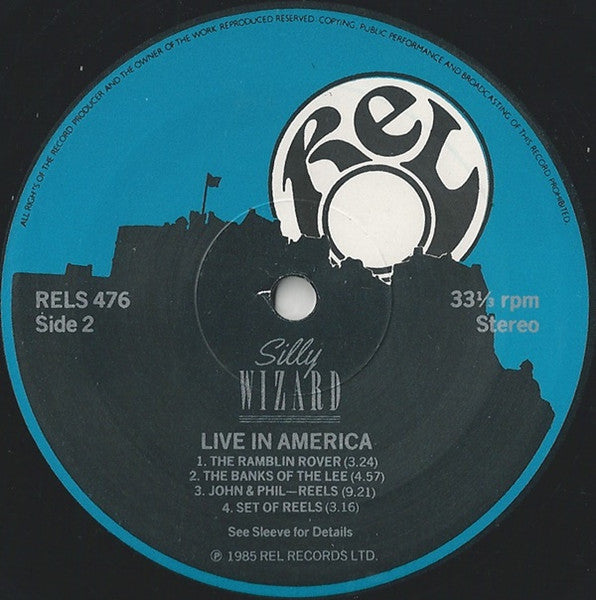Silly Wizard : Live In America (LP)