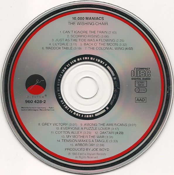 10,000 Maniacs : The Wishing Chair (CD, Album, RE)