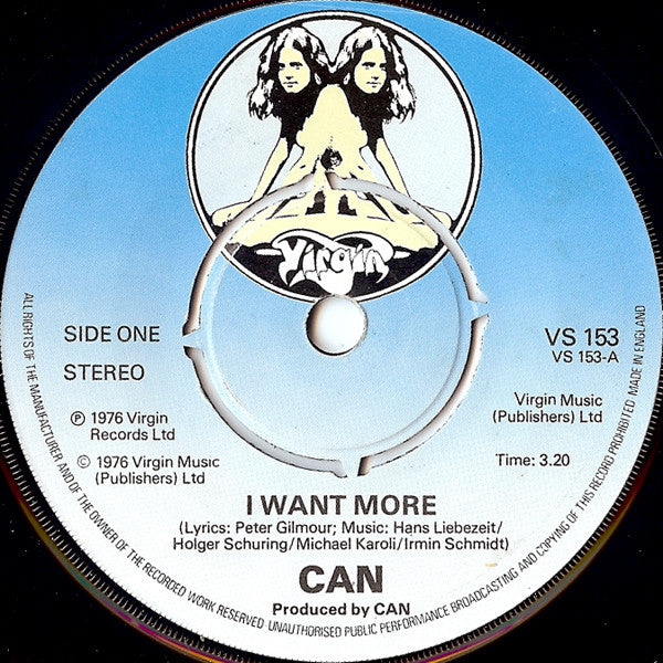 Can : I Want More (7", Single, 4-P)