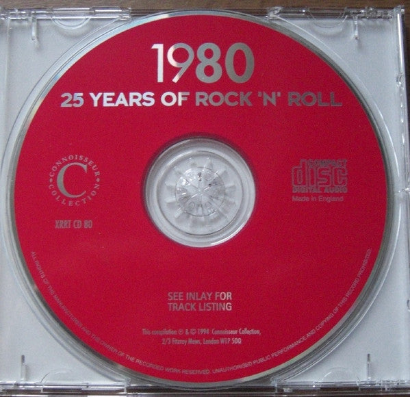 Various : 25 Years Of Rock 'N' Roll 1980 (CD, Comp, RE)