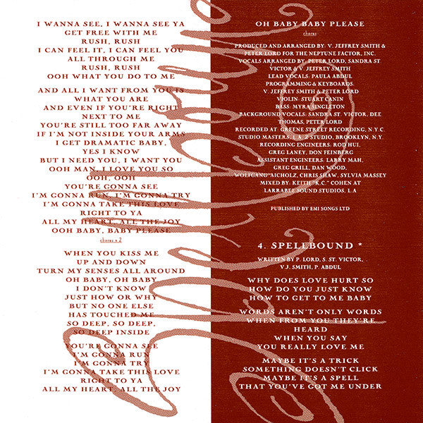 Paula Abdul : Spellbound (CD, Album)