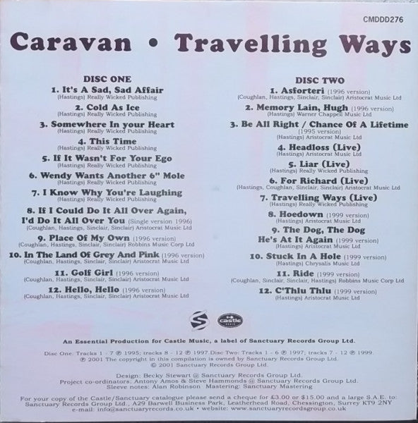 Caravan : Travelling Ways (2xCD, Comp)