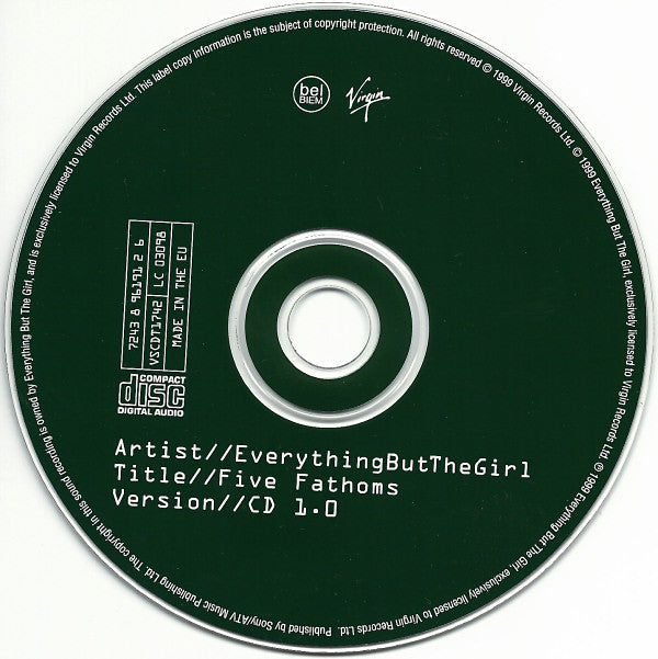 Everything But The Girl : Five Fathoms (CD, CD1)