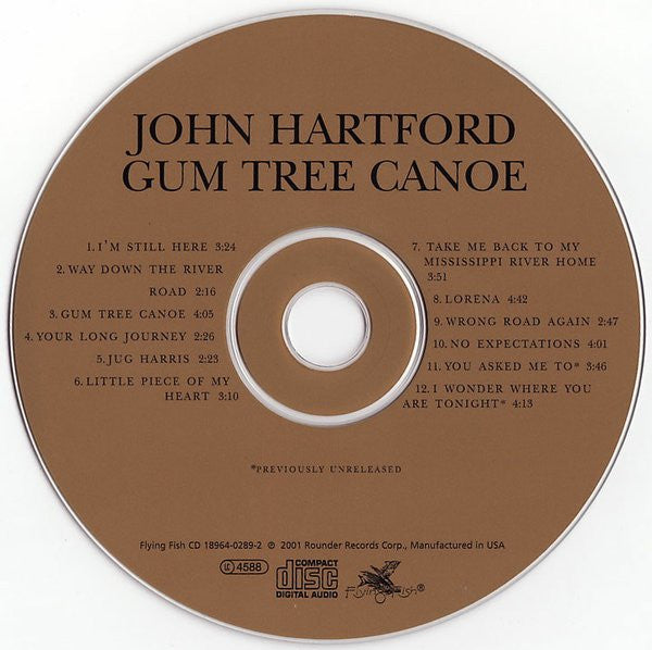 John Hartford - Gum Tree Canoe (CD) (Near Mint (NM Or M-)) - DaddyPop