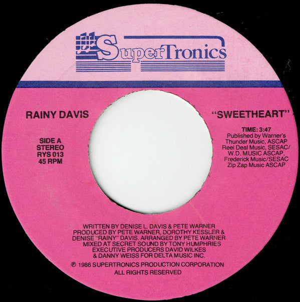 Rainy Davis : Sweetheart (7")
