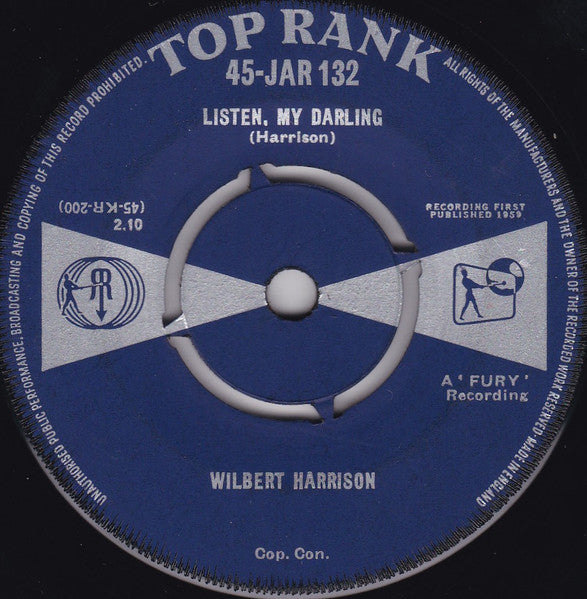 Wilbert Harrison : Kansas City (7", Single, 4-P)