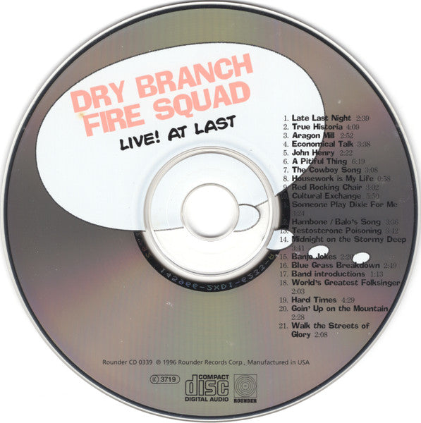 Dry Branch Fire Squad : Live! At Last (CD)