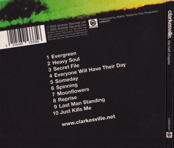 Clarkesville : The Half Chapter (CD, Album)