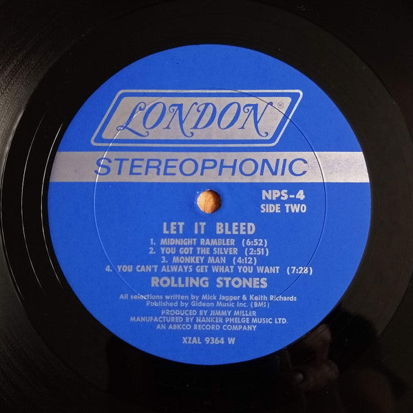 The Rolling Stones : Let It Bleed (LP, Album, W -)