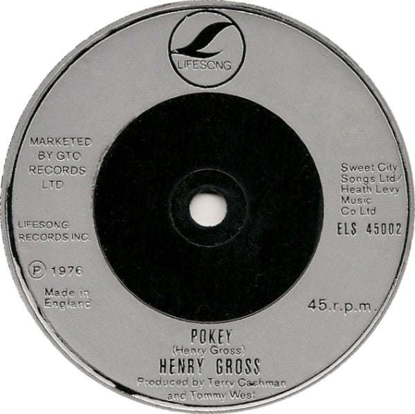 Henry Gross : Shannon (7", Single)