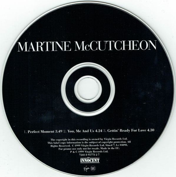 Martine McCutcheon : Perfect Moment (CD, Single, Promo)