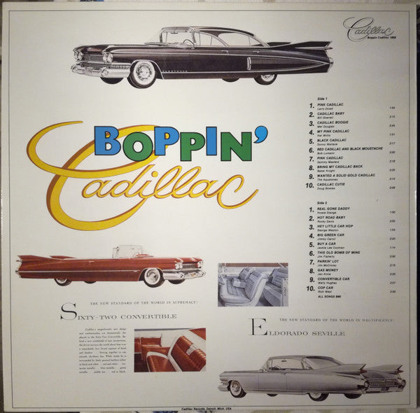 Various : Boppin' Cadillac - Authentic 50's Rock'N'Roll (LP, Comp, Unofficial, Bei)
