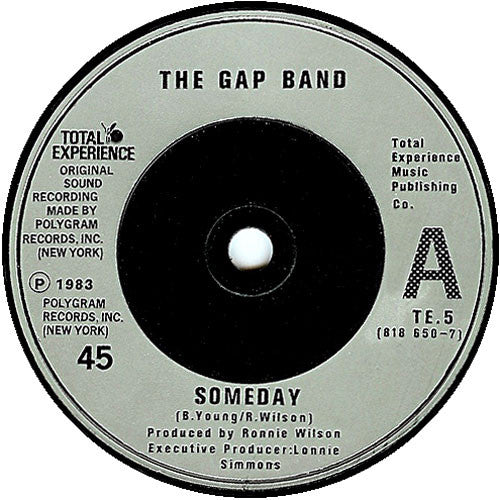 The Gap Band : Someday (7", Single)
