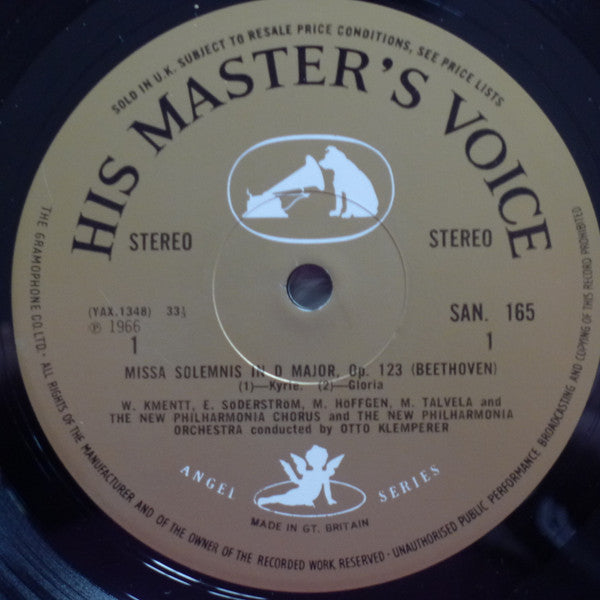 Ludwig Van Beethoven - Otto Klemperer, Elisabeth Söderström • Marga Höffgen • Waldemar Kmentt • Martti Talvela, New Philharmonia Chorus • New Philharmonia Orchestra : Missa Solemnis (2xLP + Box)