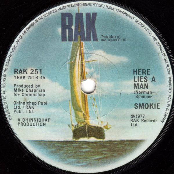 Smokie : Lay Back In The Arms Of Someone (7", Single, Sol)