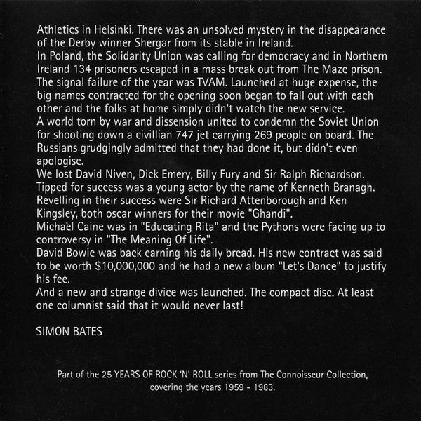 Various - 25 Years Of Rock N Roll 1983 (CD) (Very Good Plus (VG)) - DaddyPop