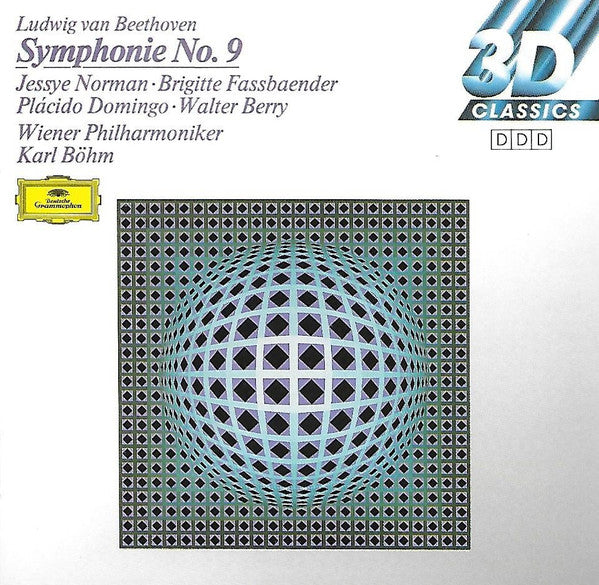 Ludwig van Beethoven – Jessye Norman / Brigitte Fassbaender / Placido Domingo / Walter Berry / Wiener Philharmoniker / Karl Böhm : Symphony No. 9 In D Minor, Op. 125 (CD, Album, RE)