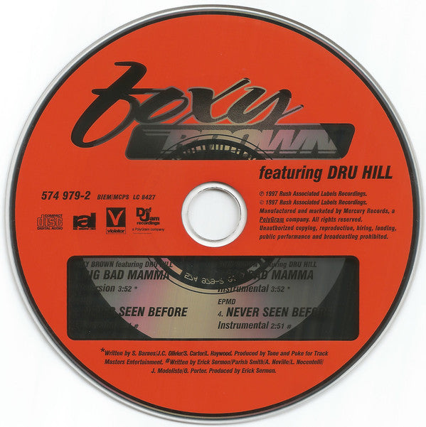 Foxy Brown Featuring Dru Hill : Big Bad Mamma (CD, Maxi)