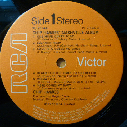 Chip Hawkes : Nashville Album (LP, Album)