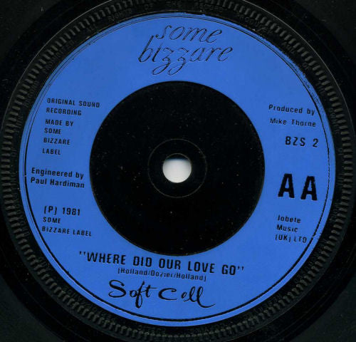 Soft Cell : Tainted Love (7", Single, RP, Blu)