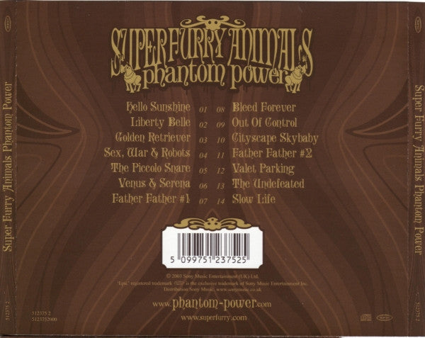 Super Furry Animals : Phantom Power (CD, Album)