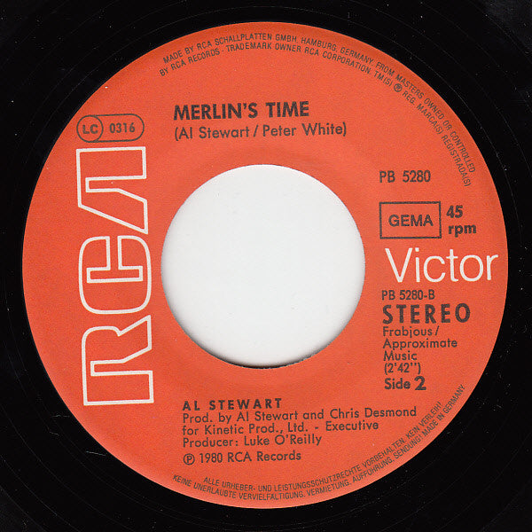 Al Stewart - Mondo Sinistro (7) (Very Good Plus (VG)) - DaddyPop