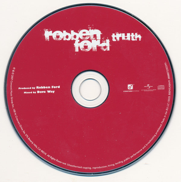 Robben Ford : Truth (CD, Album)