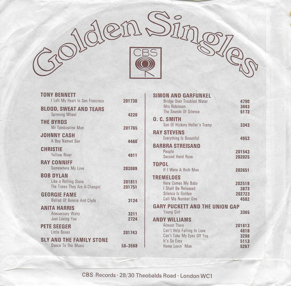 Danyel Gérard : Butterfly (7", Single, Sol)