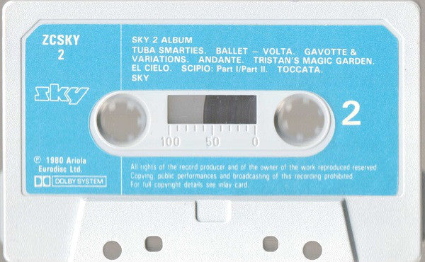 Sky (4) : Sky 2 (Cass, Album)