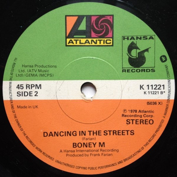 Boney M. : Mary's Boy Child / Oh My Lord (7", Single)