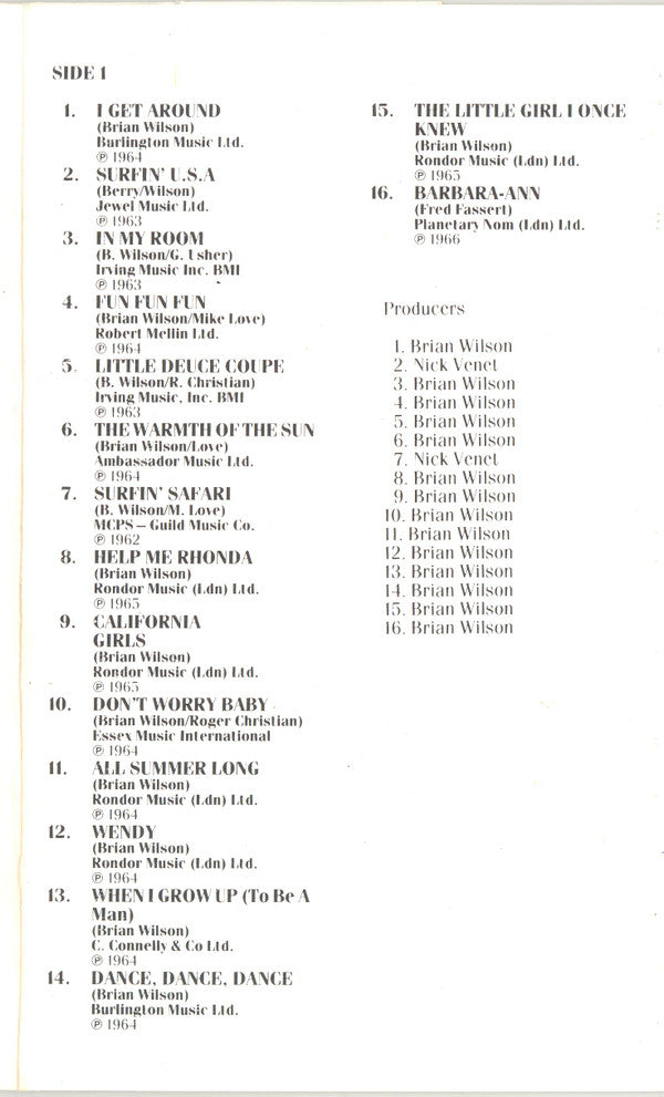 The Beach Boys : Summer Dreams: 32 Classic Tracks (Cass, Comp, Dol)