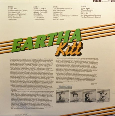 Eartha Kitt : Eartha Kitt (2xLP, Comp)