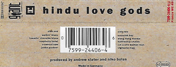 Hindu Love Gods : Hindu Love Gods (Cass, Album)