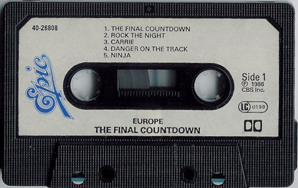 Europe (2) : The Final Countdown (Cass, Album)